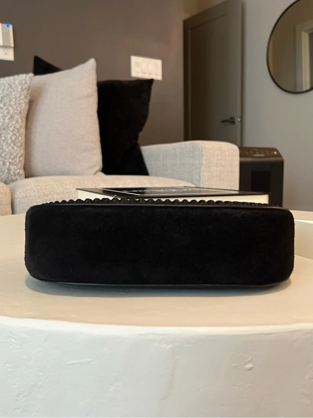 Tory Burch Emerson Crystal Shoulder Bag In Black